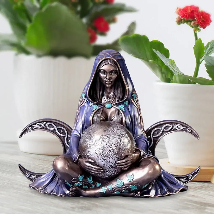 Celtic Triple Moon Statue