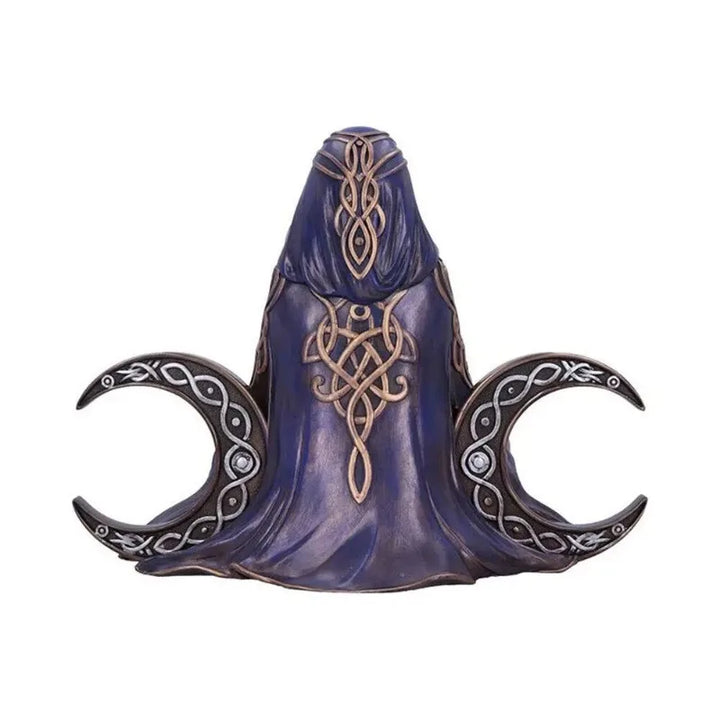 Celtic Witch Triple Moon Statue