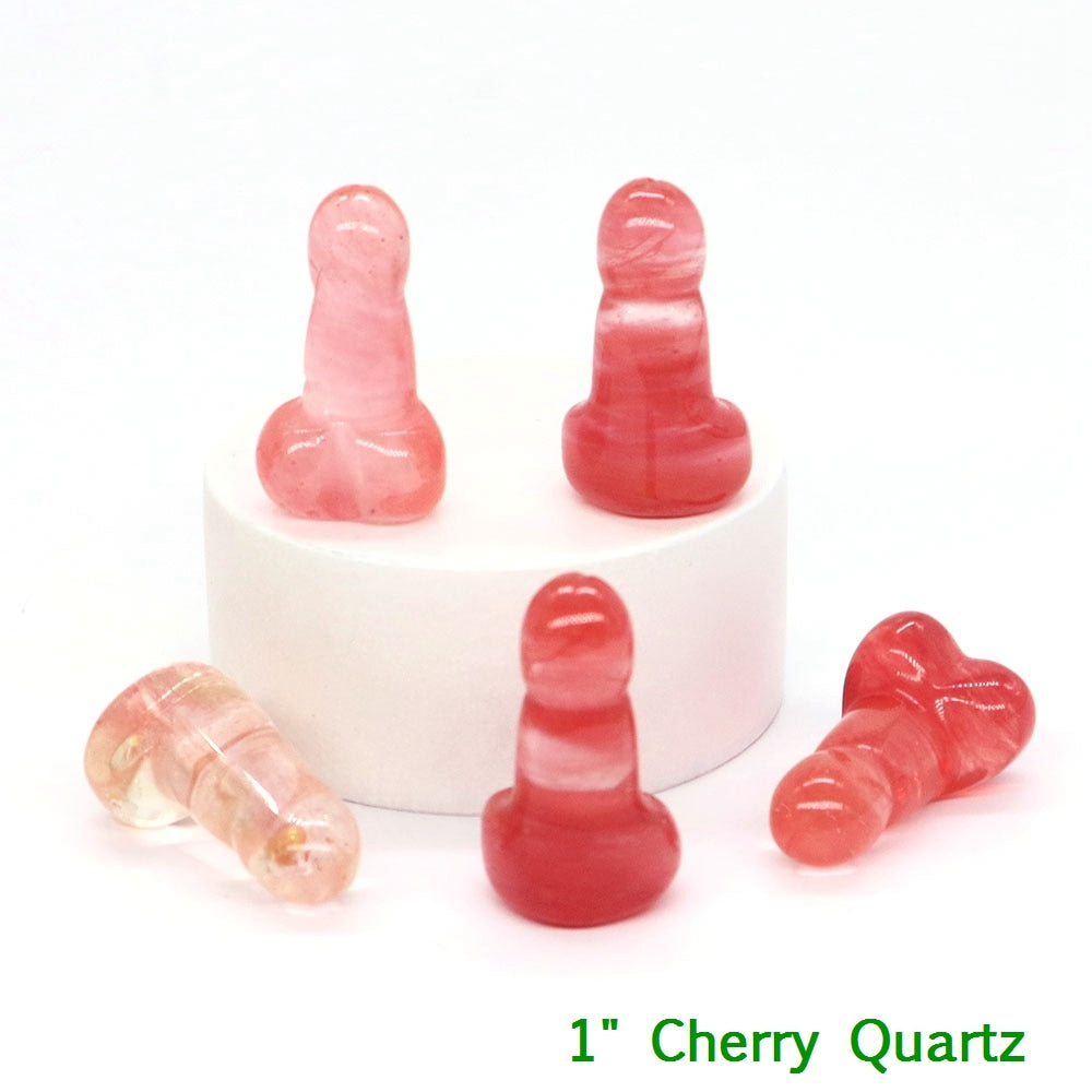 Cherry Quartz Penis