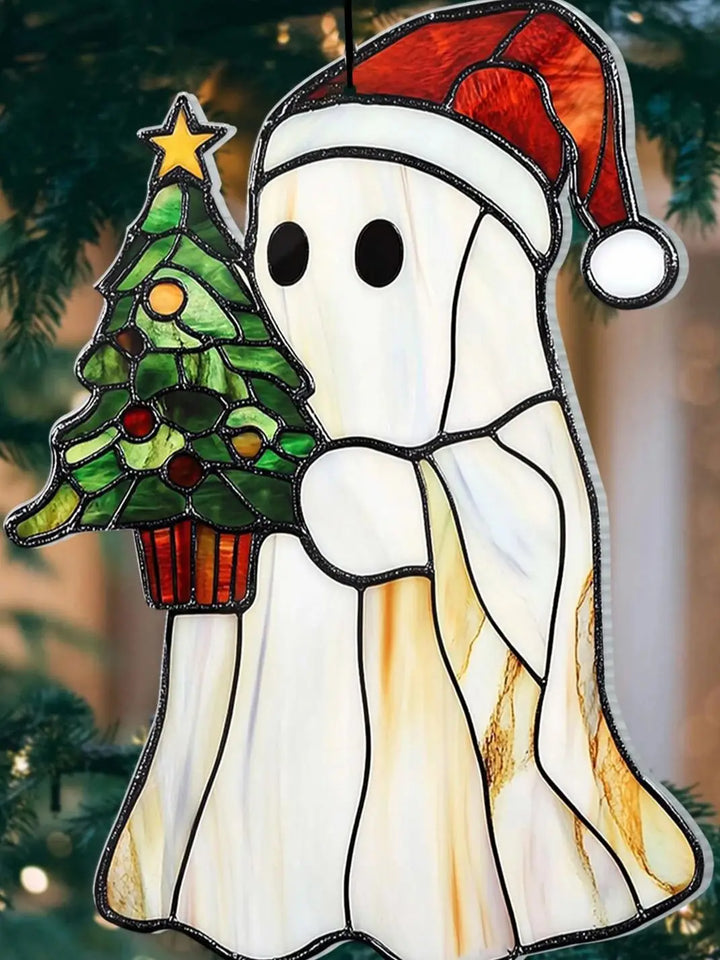 Christmas Ghost Suncatchers