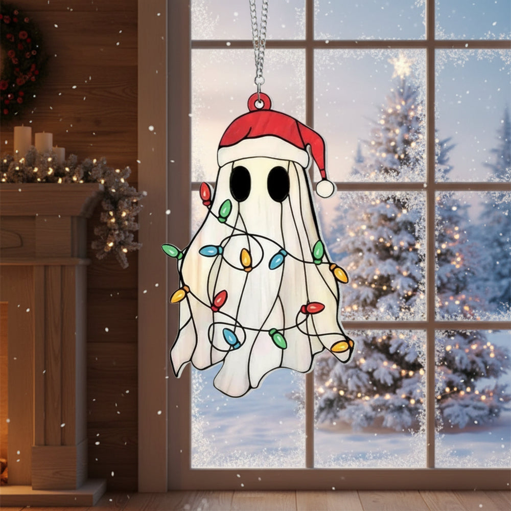 Christmas Ghost Suncatcher