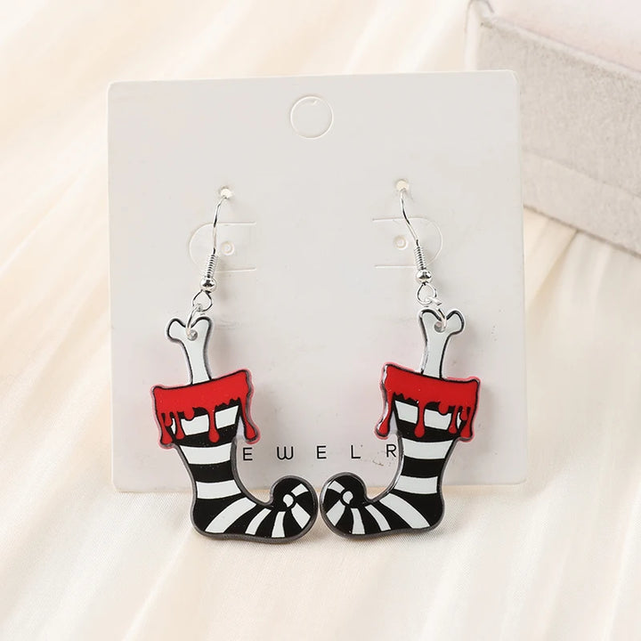 Christmas Stocking Creepmas Earrings