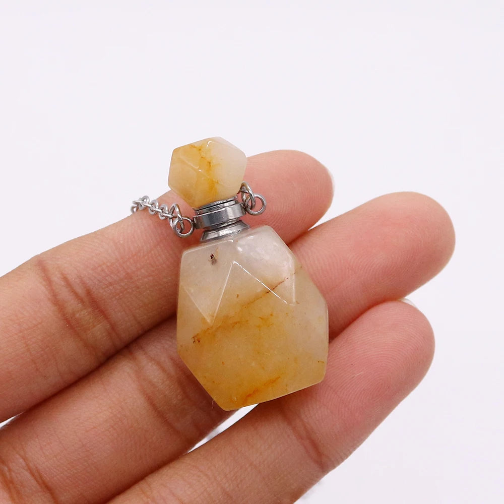 Citrine Bottle Necklaces