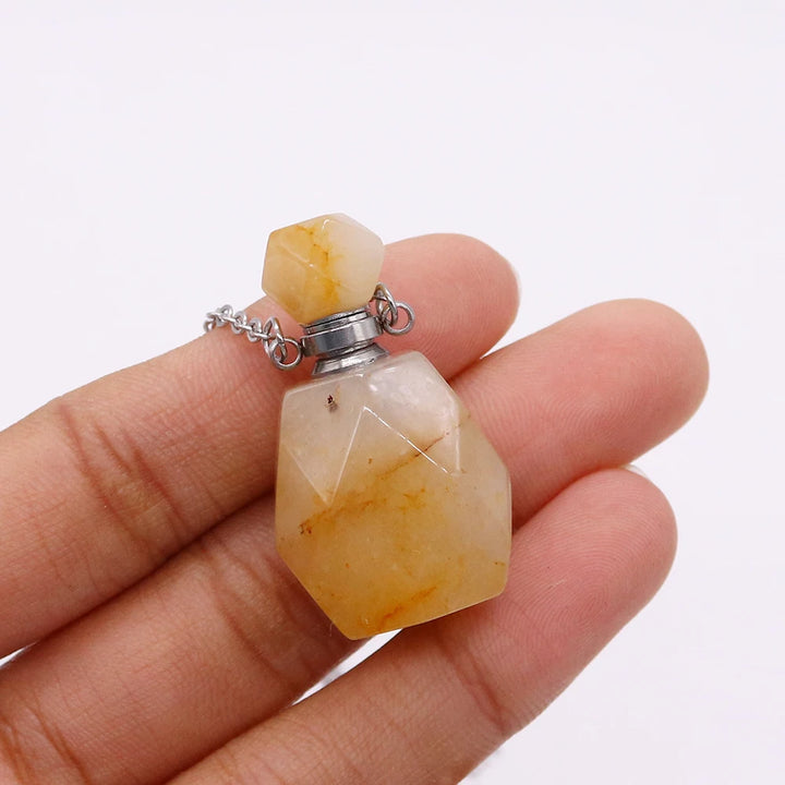 Citrine Bottle Necklaces
