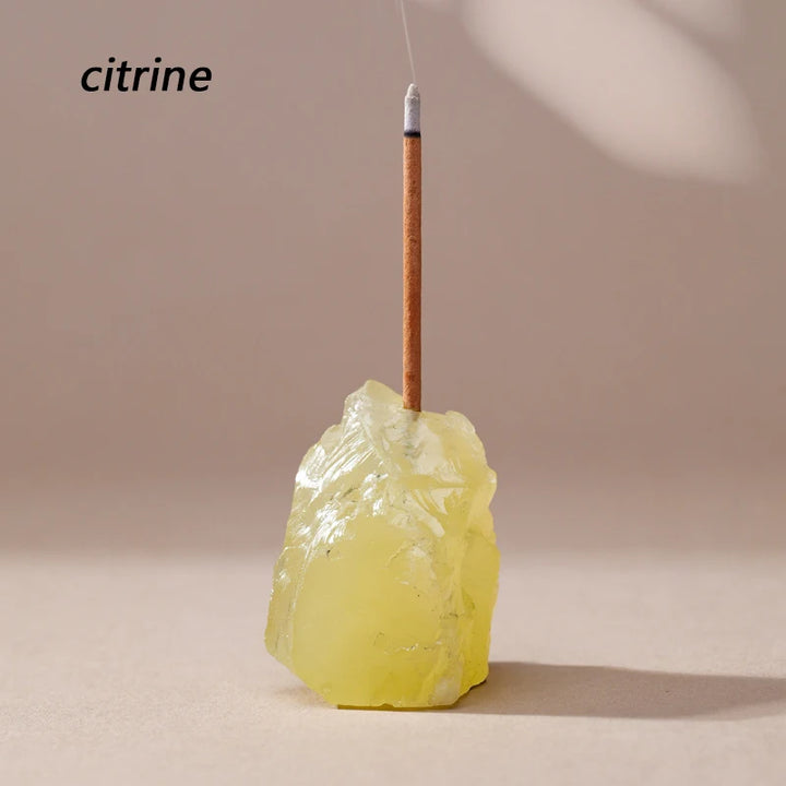 Citrine Crystal Incense Holders