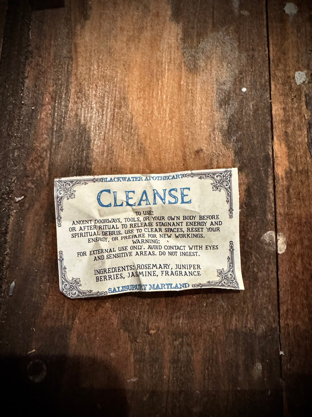 Cleanse Ritual
