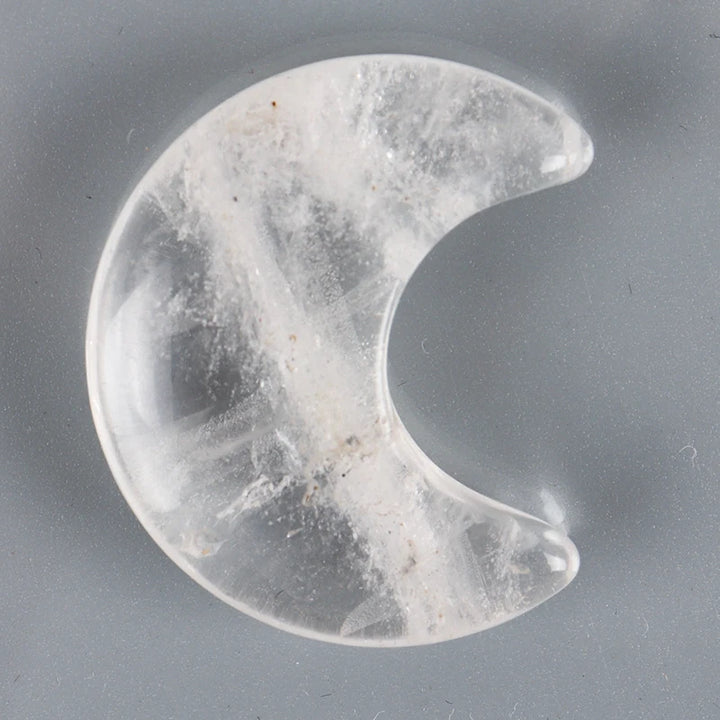 Clear Quartz Crystal Moon