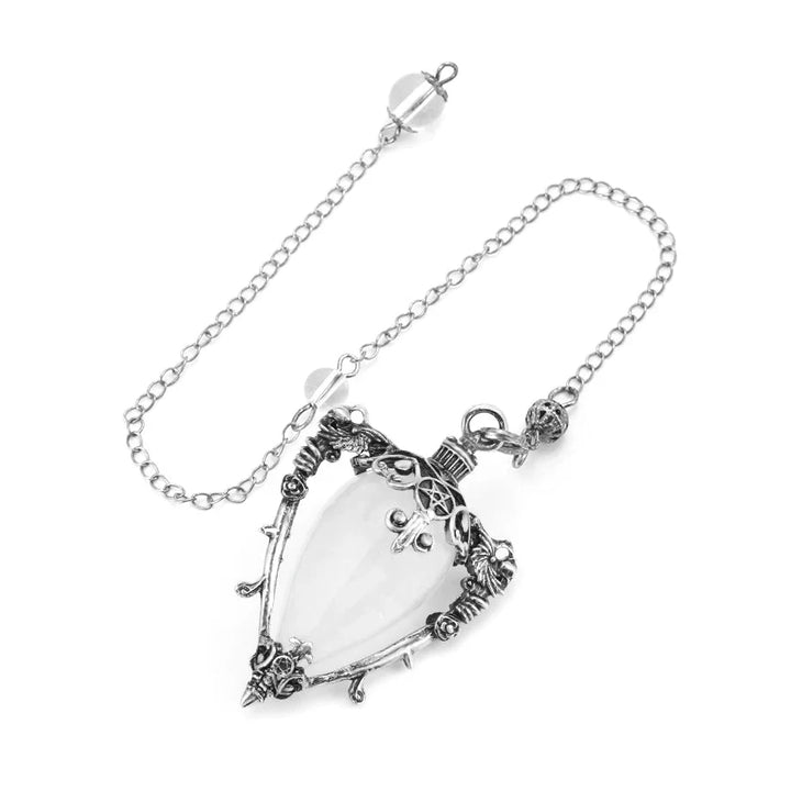 Clear Quartz Pentagram Pendulum