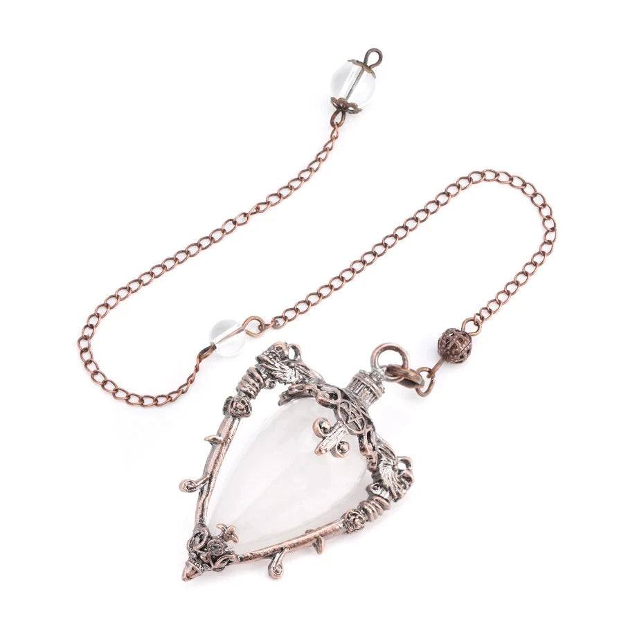 Clear Quartz Witch Pendulum