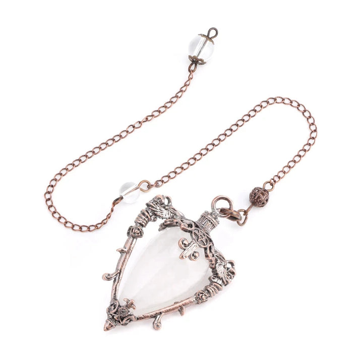 Clear Quartz Witch Pendulum