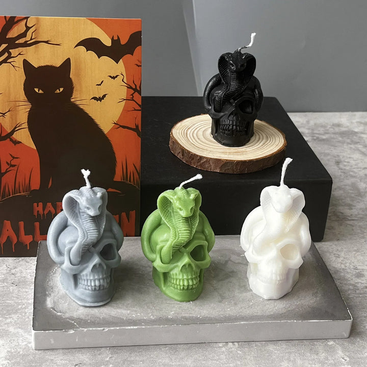 Cobra Snake Soy Halloween Candles
