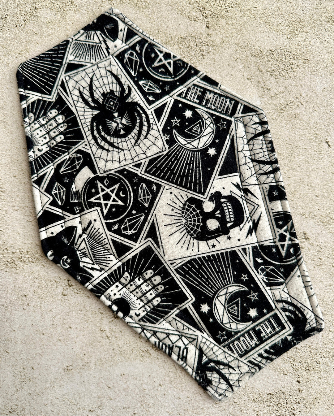 Coffin Halloween Coffee Mug Rug