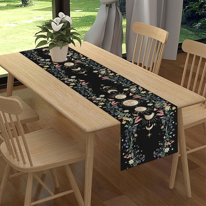 Cottagecore Moon Table Runner