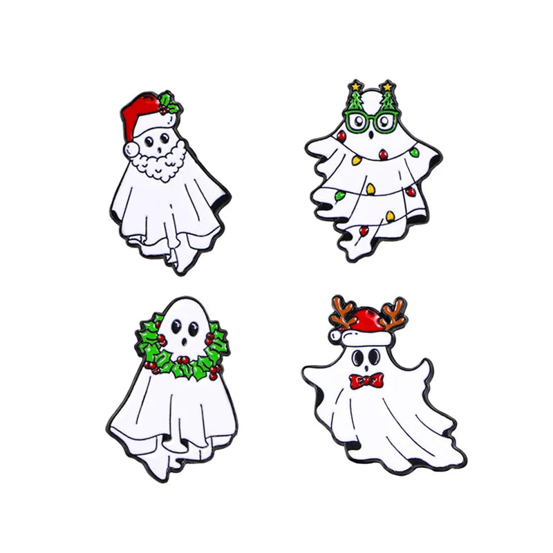Creepmas Christmas Ghost Pins