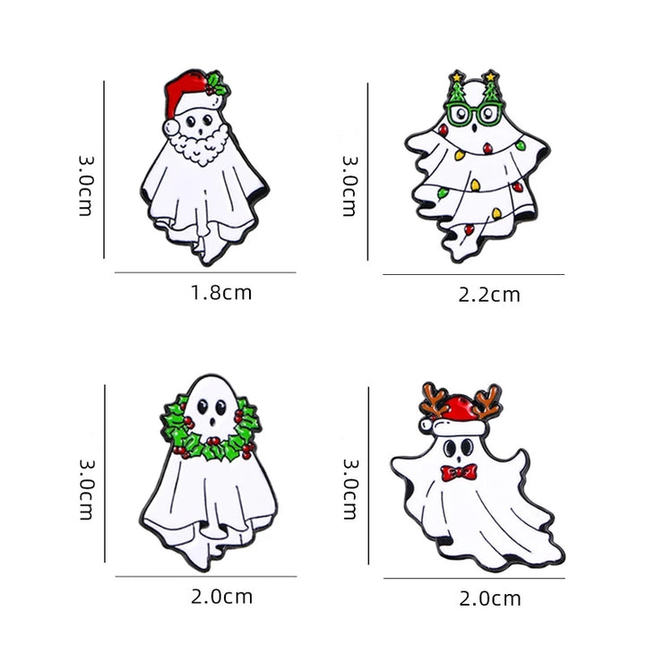 Creepmas Ghost Pins