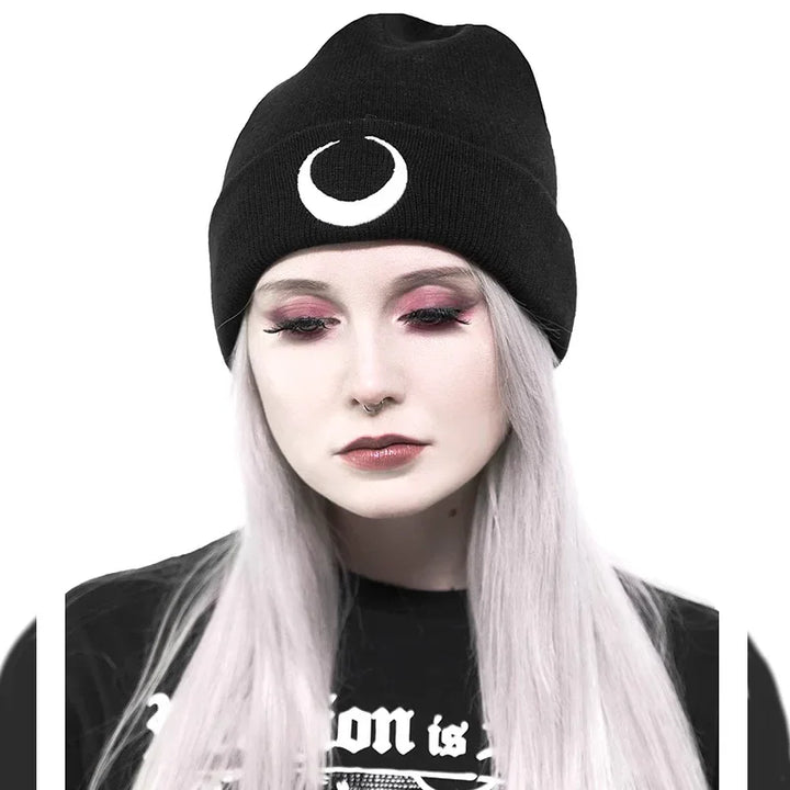 Crescent Moon Beanie
