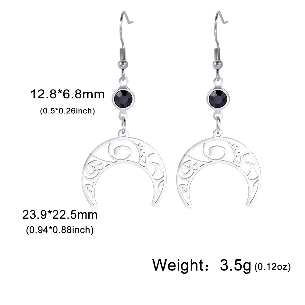 Crescent Moon Earrings