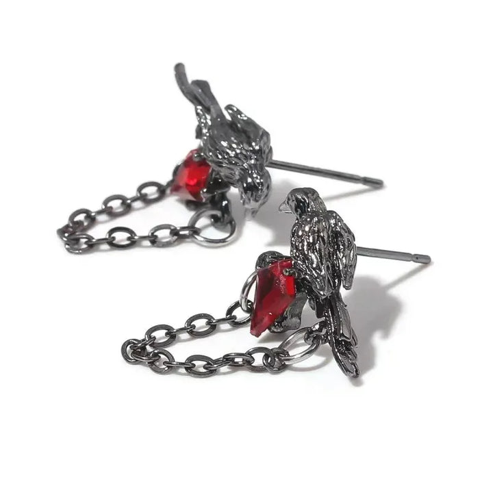 Crow Earrings