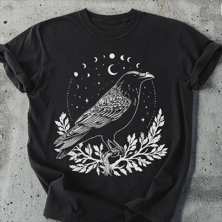 Crow Moon Phase Tee