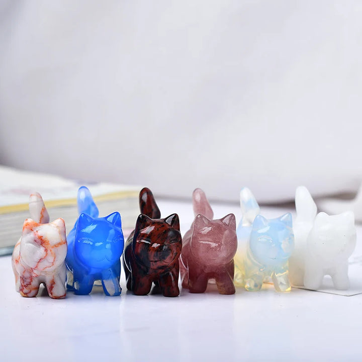 Crystal Cats Standing