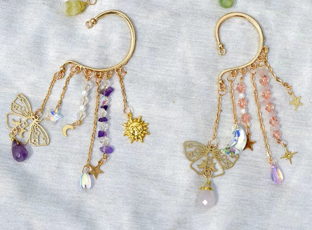 Crystal Ear Cuffs