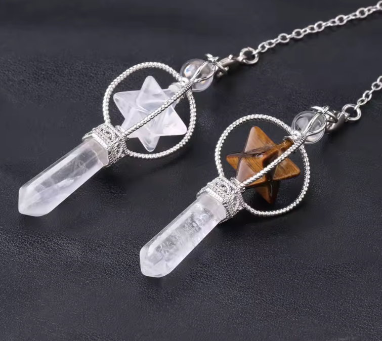 Crystal Merkaba Pendulums