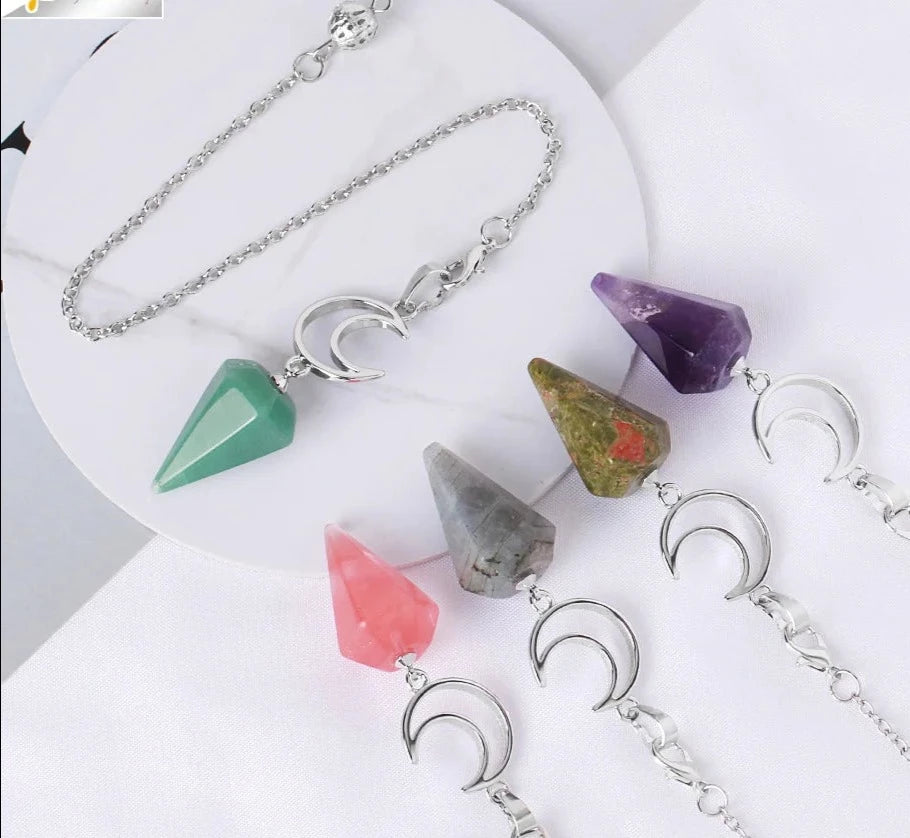 Crystal Moon Pendulums