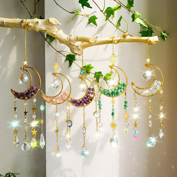 Crystal Moon Suncatchers