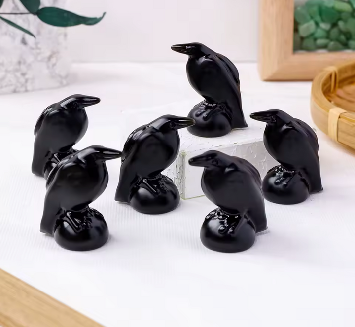 Crystal Obsidian Ravens
