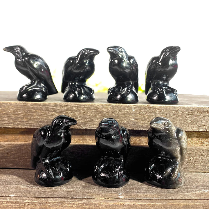 Crystal Obsidian Ravens
