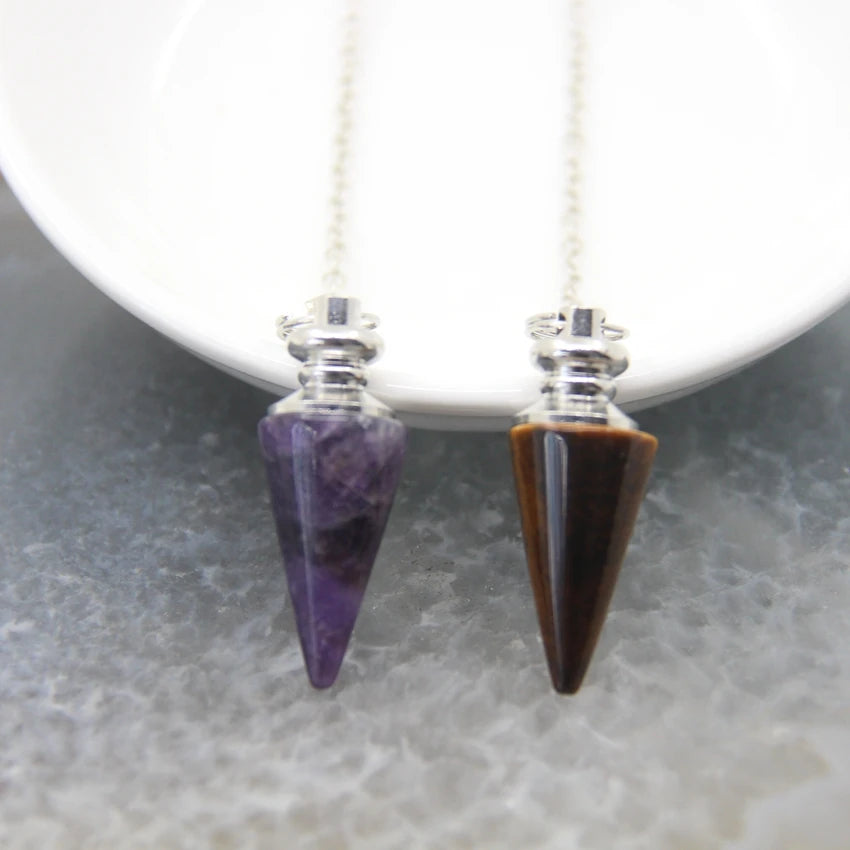 Crystal Pendulums - Amethyst & Tigers Eye