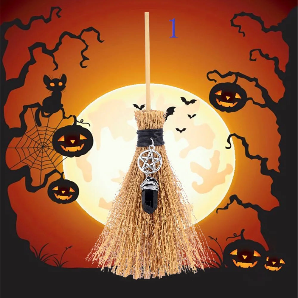 Crystal Pentacle Brooms