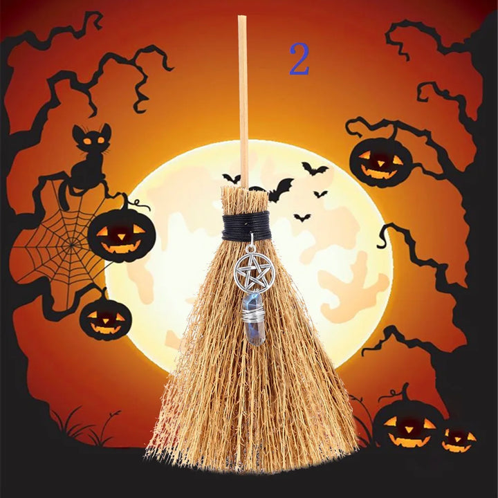 Crystal Pentacle Broomstick