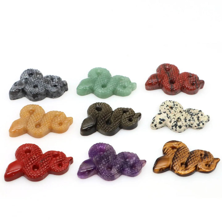Crystal Snake Figurines