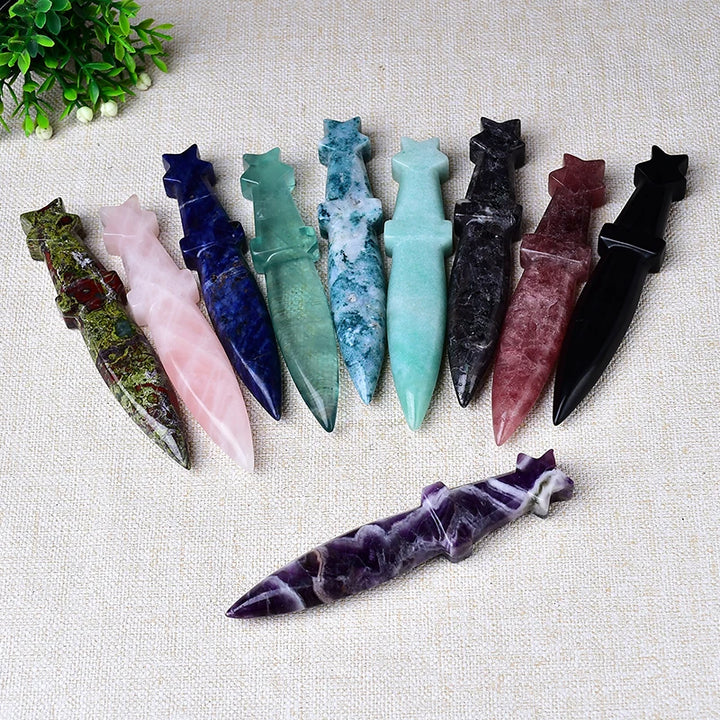 Crystal Star Athames