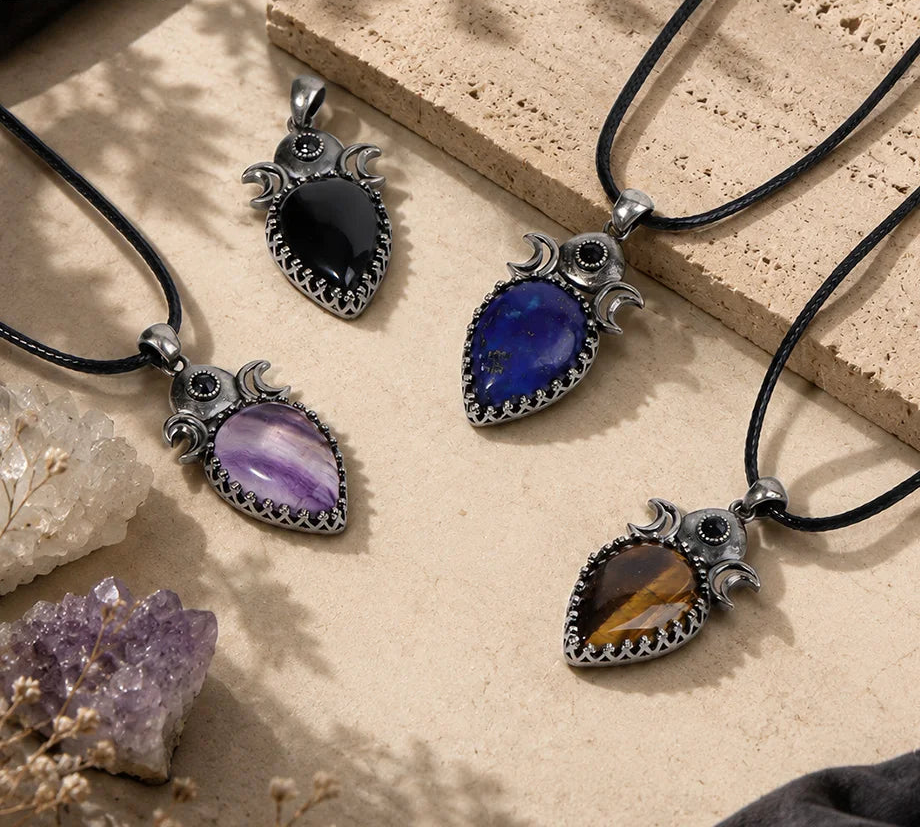Crystal Wiccan Necklaces