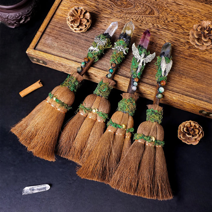 Crystal Witch Charm Broomsticks