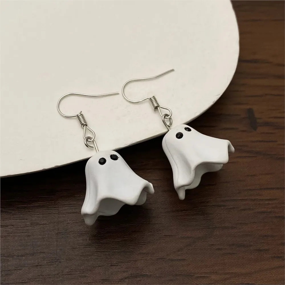 Cute Ghost Earrings For Halloween