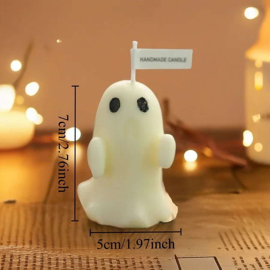 Cute Ghost Halloween Candle