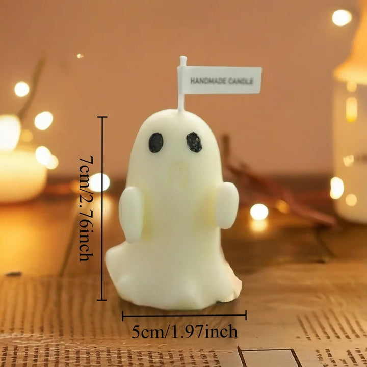 Cute Ghost Halloween Candle