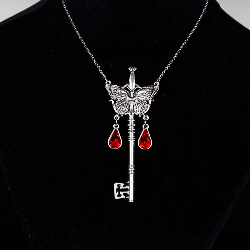 Death Moth Key Necklace