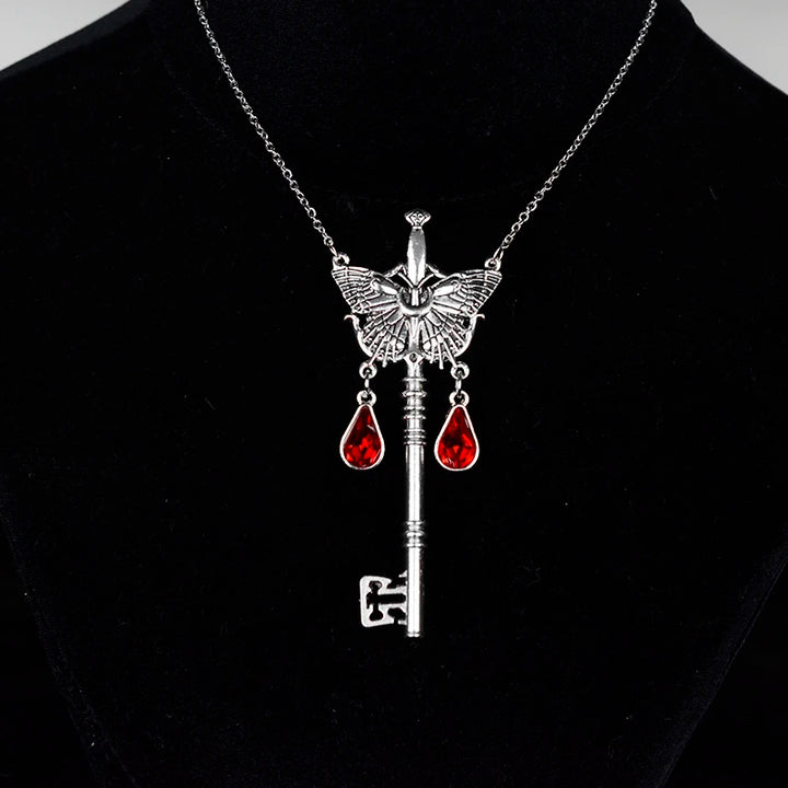 Death Moth Key Necklace