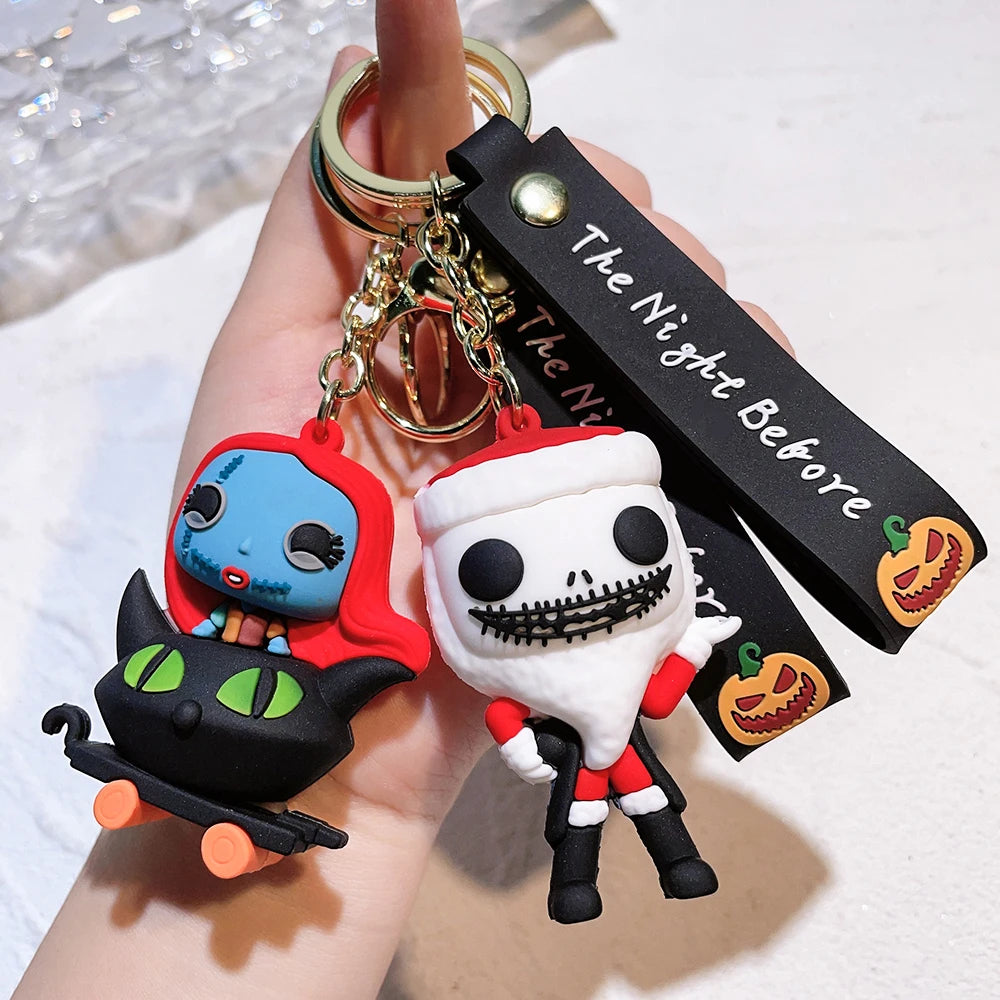 Disney's The Nightmare Before Christmas Keychains - Jack & Sally