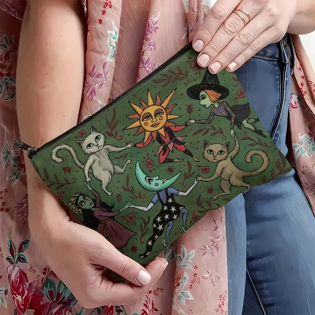 Enchanted Forest Night Makeup Bag