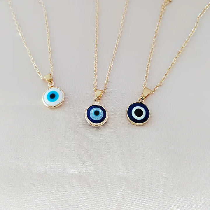 Evil Eye Gold Necklaces
