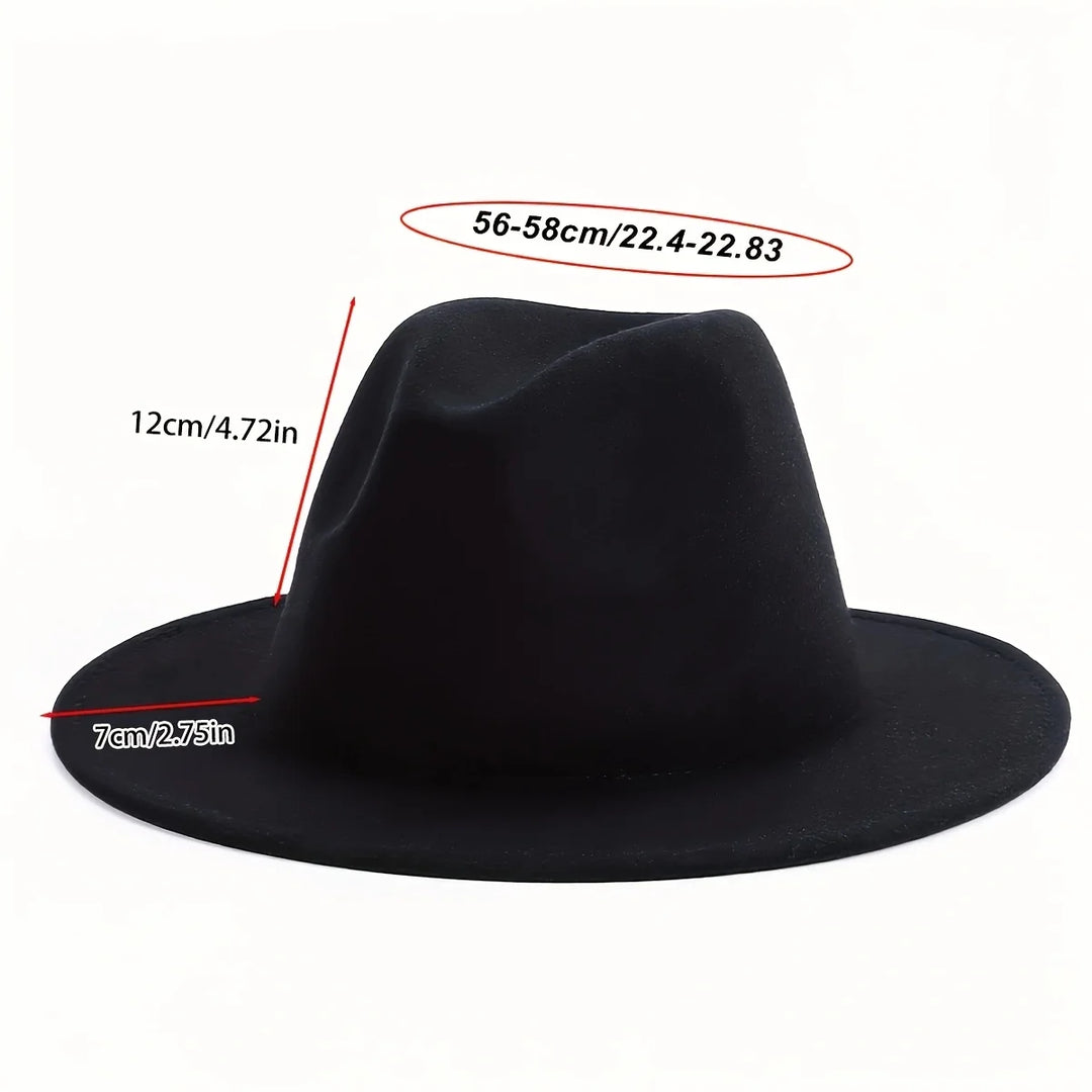 Fedora Wide Brim Hat