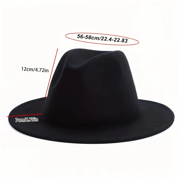 Fedora Wide Brim Hat