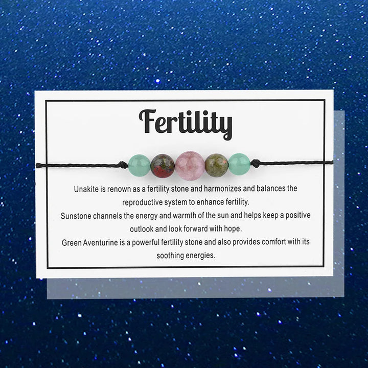 Fertility Stone Bead Bracelets