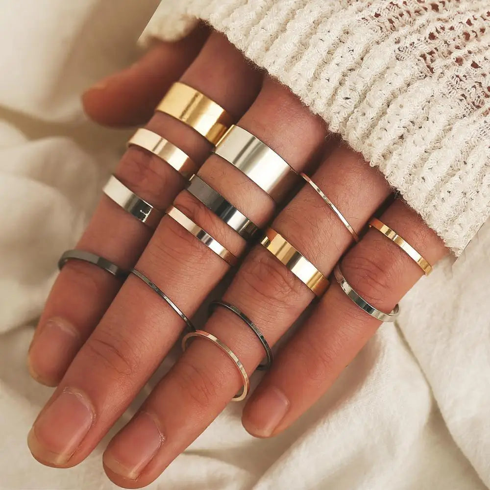 Flat Ring Set