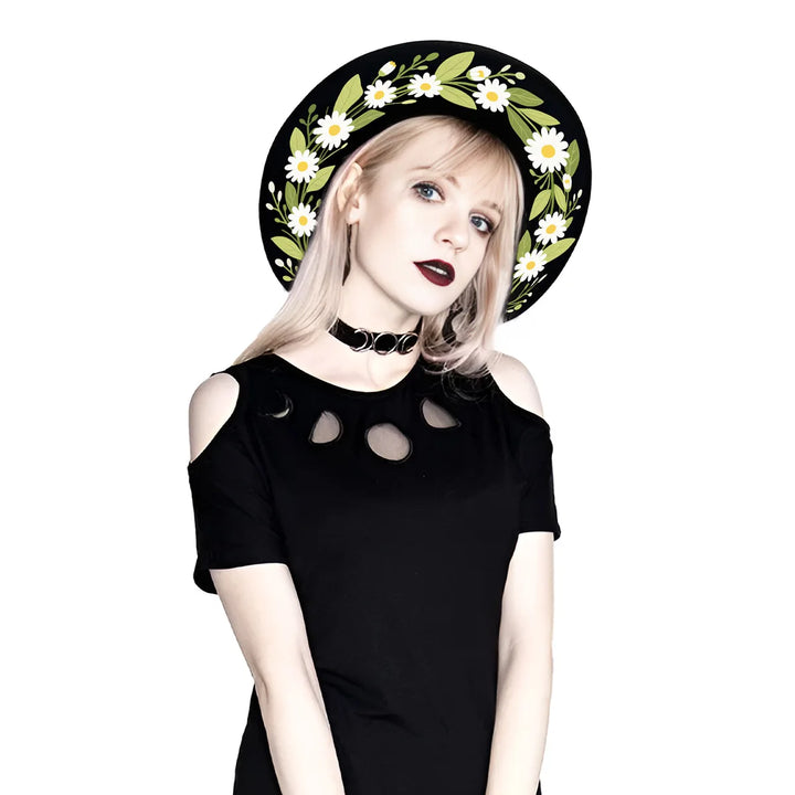 Floral Fedora Hat